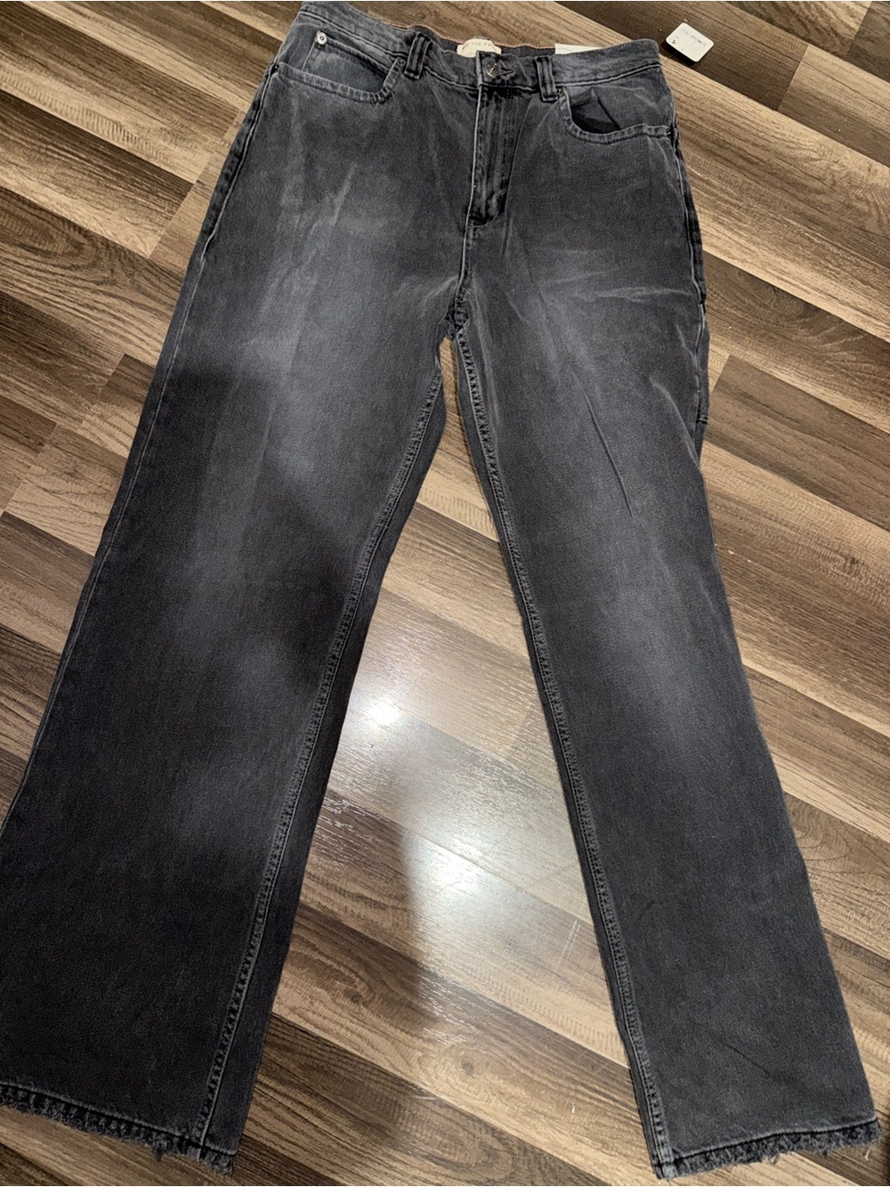 Free People Tinsley Baggy High Rise Straight Leg Jeans